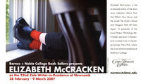 Elizabeth McCracken - 22nd Zale Writer-In-Residence, front of mailer