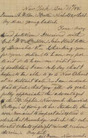 Letter from Mrs. Warren Newcomb