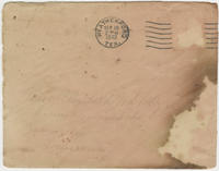 Envelope Addressed to Miss Elizabeth Whatley from Mrs. J.S. Parrish