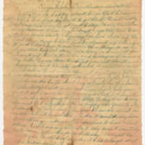 Letter to Miss Elizabeth Whatley from Mrs. J.S. Parrish