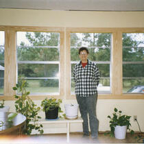 Jean with Plants