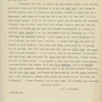Letter addressed to Mrs. W from J.L. Newcomb